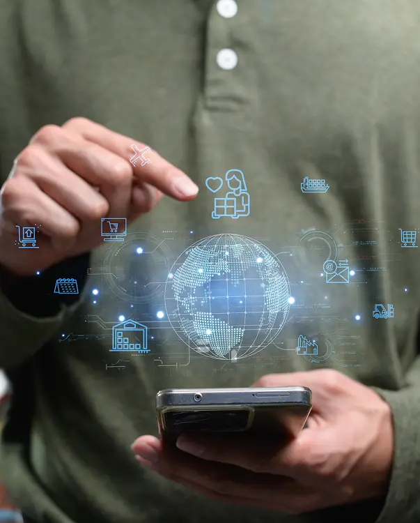 Alcance global con control local